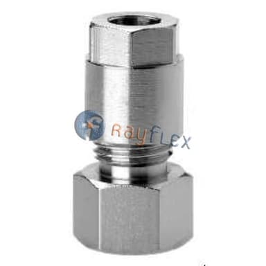 RACOR RECTO C/BICONO HEMBRA