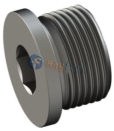 TAPÓN MACHO BSPP ALLEN C/CABEZA Y JUNTA