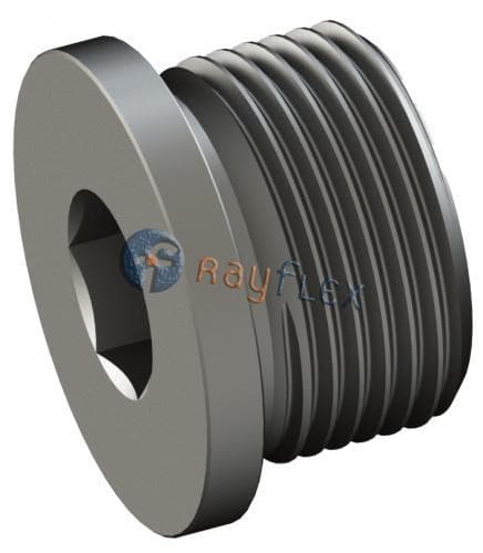 TAPÓN MACHO BSPP ALLEN C/CABEZA Y JUNTA