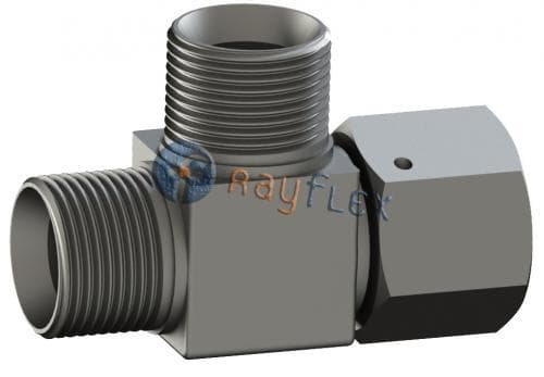 TE CUADRADA MACHO FIJO MACHO FIJO TUERCA LATERAL