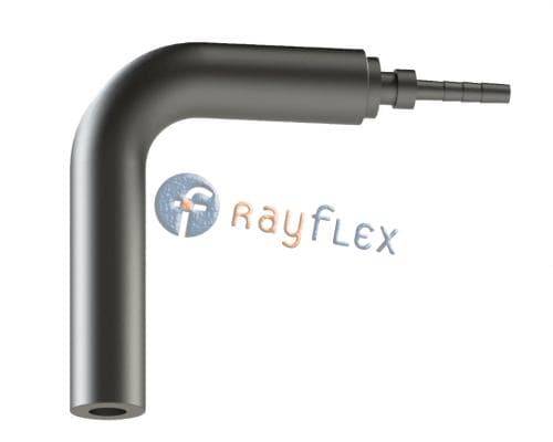 ESPIGA LISA 90° CON CASQUILLO