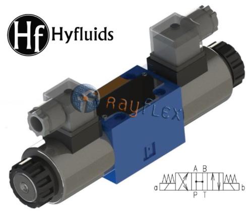 ELECTROVÁLVULA HYFLUIDS 4/3 CORREDERA "H"