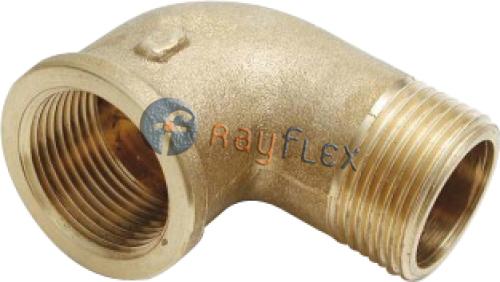 ADAPTADOR LATÓN CODO 90° M - H