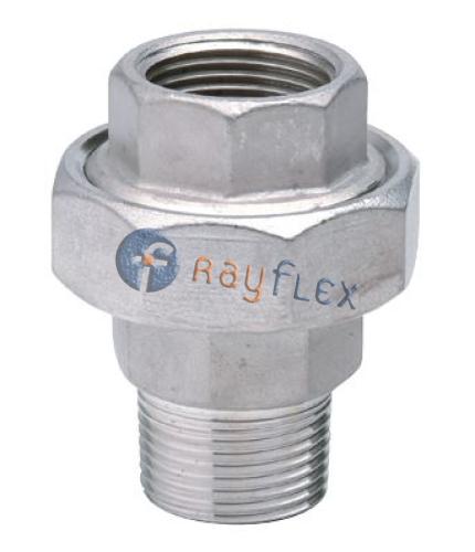 ENLACE 3 PIEZAS ASIENTO CÓNICO M - H INOX