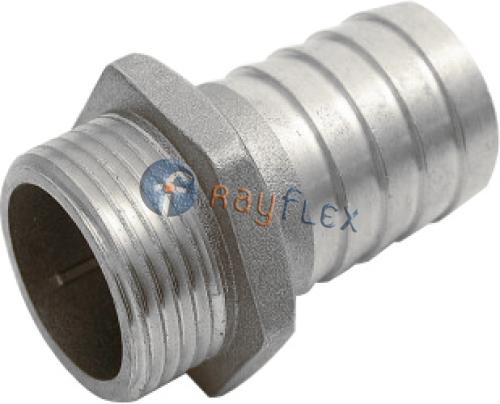 ENTRONQUE P/MANGUERA ROSCA M INOX