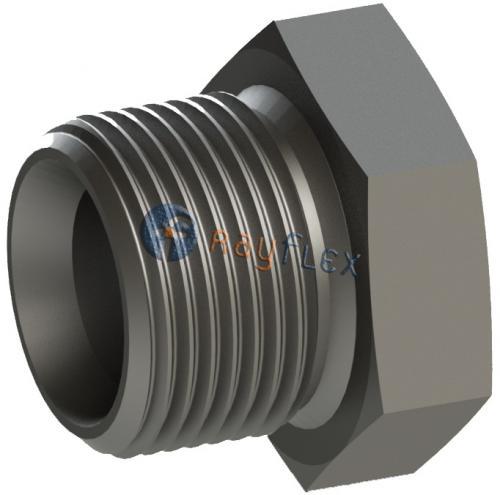 SOLDABLE MACHO BSPP CON HEXÁGONO