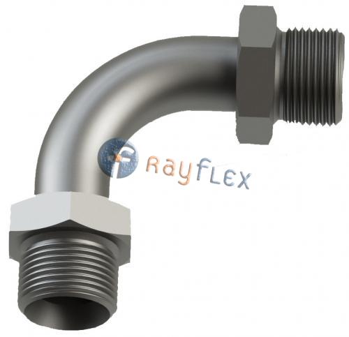 CURVA ACCESORABLE 90° MACHO FIJO A MACHO FIJO