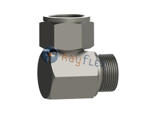 CODO COMPACTO 90° MACHO FIJO A HEMBRA GIRAT.