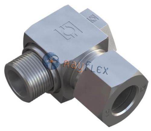 CODO 90° TORNILLO BSP C/ JUNTA ORIENTABLE