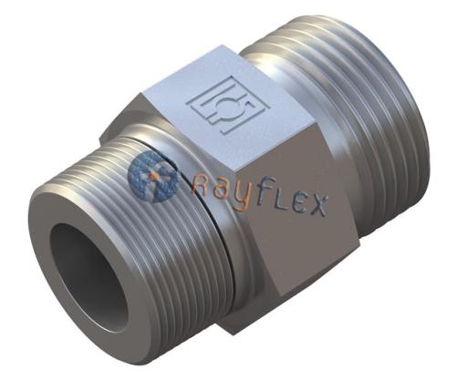 RACOR RECTO TUBO - MACHO NPT CUERPO
