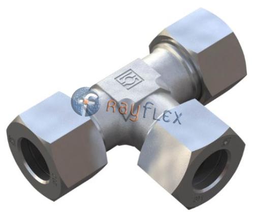 RACOR "T" TUBO - TUBO - TUBO