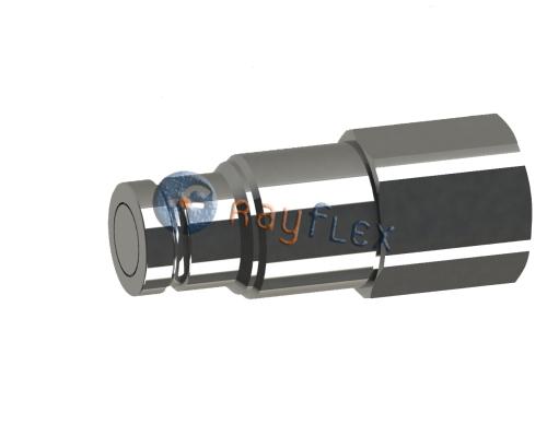 ENCH. RÁPIDO MACHO CARAS PLANAS SERIE F INOX