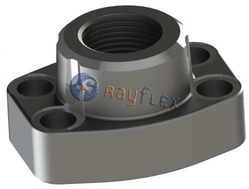 BRIDA MONOBLOC S-3000 ROSCA BSPP CON ENCAJE JUNTA