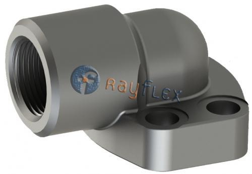 CODO 90° S-3000 ROSCA BSPP CON ENCAJE JUNTA