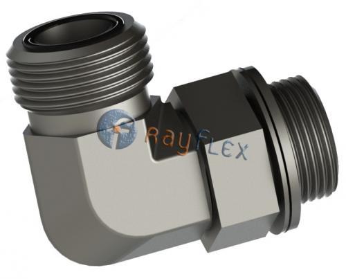 CODO 90° ORFS MACHO ORIENT. BSP