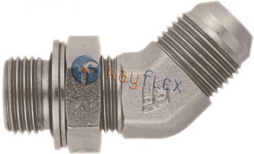 CODO 45° MACHO JIC - MACHO ORIENTABLE BSPP